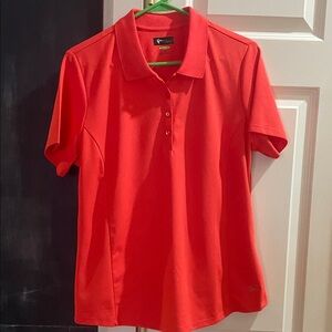 Greg Norman Collection Women’s Bright Red Performance Polo